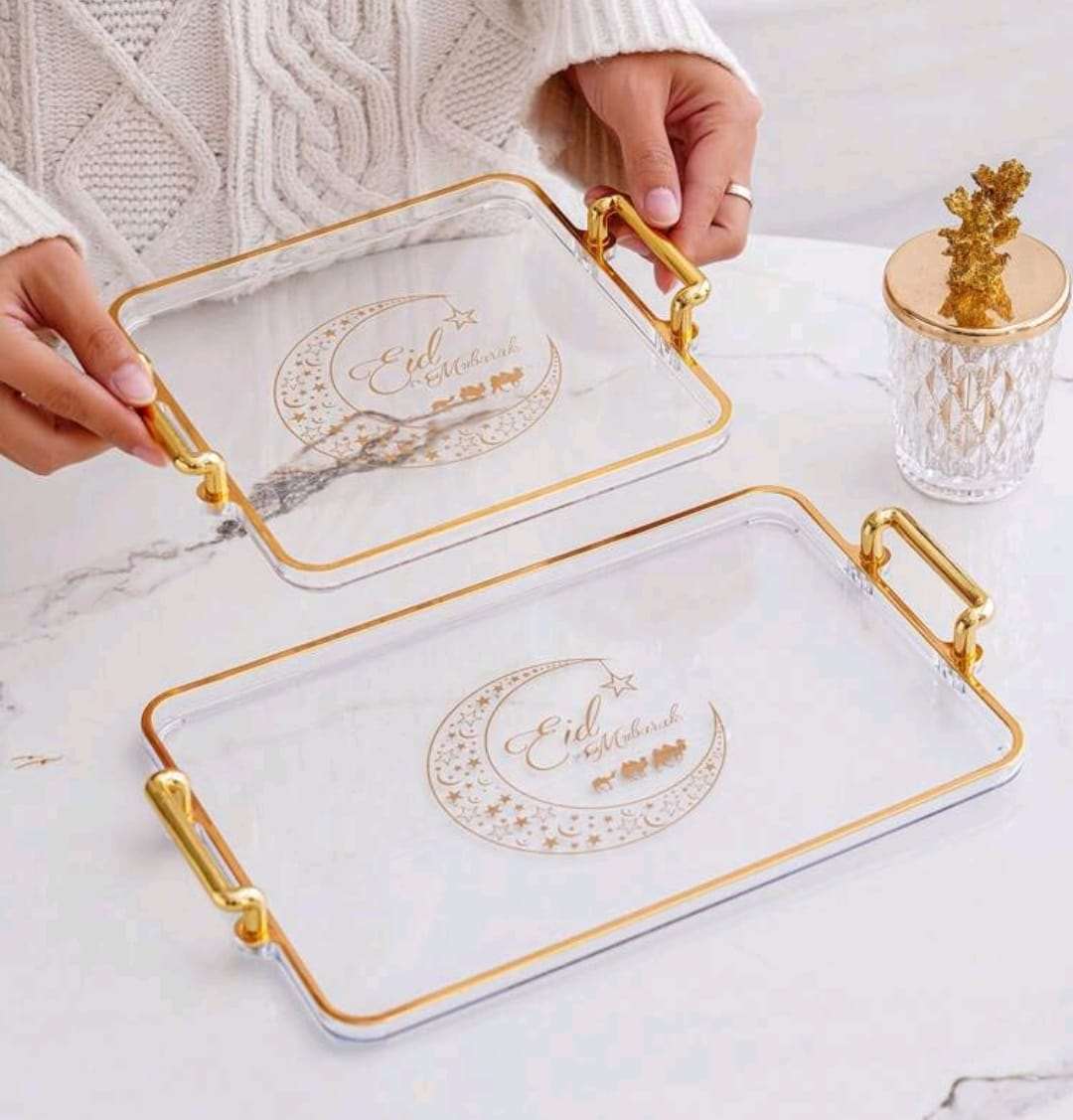 حاملة اكواب العيد حجم كبير