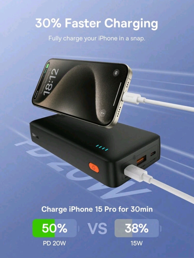 بايوس 20W باور بانك 20000mAh